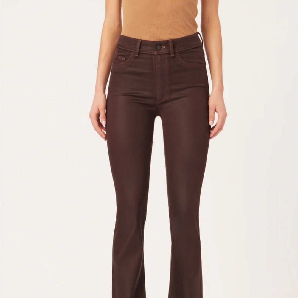 DL1961 Bridget High Rise Dark Mocha Raw hem Jean - Size 26.